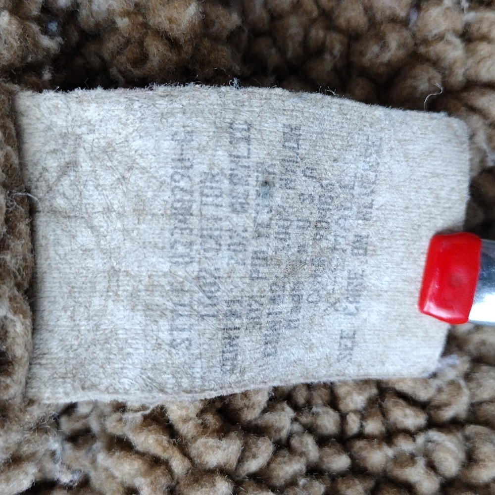 Seven For All Mankind vintage corduroy jacket with faux shearling S - Picture 11 of 11
